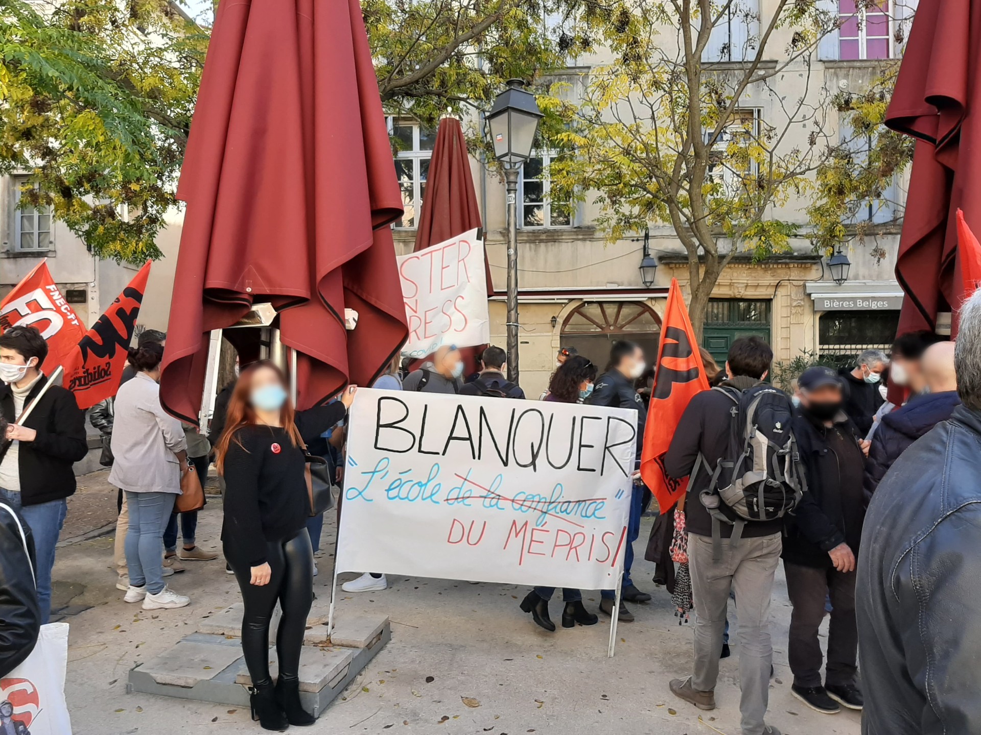 Greve 18 Octobre 2022 Education Nationale Grève dans l’éducation nationale : 200 personnes à Montpellier pour